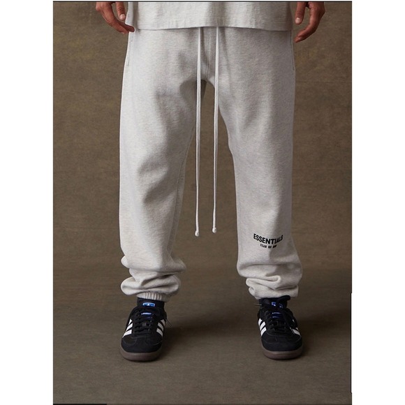 Fear of God Essentials Light‎ Oatmeal Sweatpants Joggers Size XL